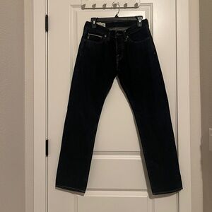 Abercrombie & Fitch Women's Selvedge Straight Leg Jeans